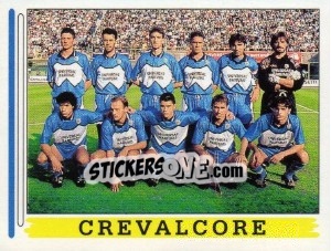 Figurina Squadra Crevalcore - Calciatori 1994-1995 - Panini