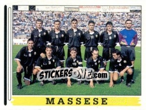 Figurina Squadra Massese - Calciatori 1994-1995 - Panini