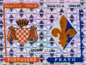 Sticker Stemma Pistoiese / Prato - Calciatori 1994-1995 n. 570 - Panini