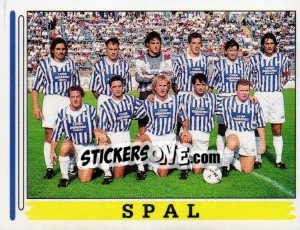 Figurina Squadra Spal - Calciatori 1994-1995 - Panini