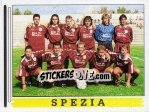 Figurina Squadra Spezia - Calciatori 1994-1995 - Panini