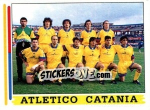 Cromo Squadra Atletico Catania - Calciatori 1994-1995 - Panini