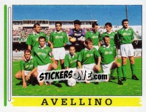 Cromo Squadra Avellino - Calciatori 1994-1995 - Panini