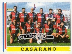 Figurina Squadra Casarano - Calciatori 1994-1995 - Panini