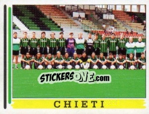 Sticker Squadra Chieti - Calciatori 1994-1995 - Panini