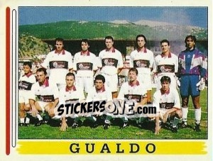 Figurina Squadra Gualdo - Calciatori 1994-1995 - Panini