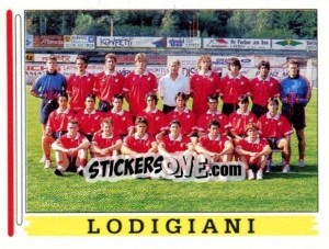 Sticker Squadra Lodigiani - Calciatori 1994-1995 n. 592 - Panini
