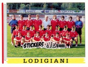 Figurina Squadra Lodigiani