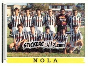 Figurina Squadra Nola - Calciatori 1994-1995 - Panini