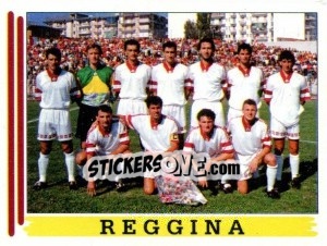 Figurina Squadra Reggina - Calciatori 1994-1995 - Panini