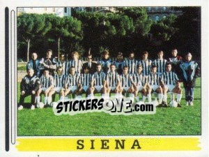 Figurina Squadra Siena - Calciatori 1994-1995 - Panini