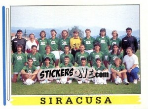 Figurina Squadra Siracusa - Calciatori 1994-1995 - Panini