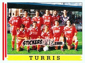 Figurina Squadra Turris - Calciatori 1994-1995 - Panini