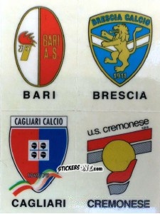 Sticker Bari / Brescia / Cagliari / Cremonese - Calciatori 1994-1995 n. PL1 - Panini