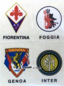 Sticker Fiorentina / Foggia / Genoa / Inter - Calciatori 1994-1995 n. PL2 - Panini