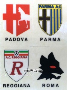 Sticker Padova / Parma / Reggiana / Roma - Calciatori 1994-1995 n. PL4 - Panini