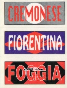 Sticker Cremonese / Fiorentina / Foggia - Calciatori 1994-1995 n. PN2 - Panini