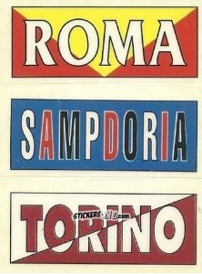 Sticker Roma / Sampdoria / Torino - Calciatori 1994-1995 n. PN6 - Panini