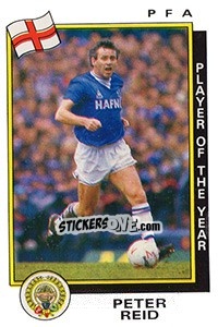 Cromo Peter Reid - UK Football 1985-1986 - Panini