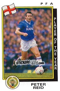 Sticker Peter Reid - UK Football 1985-1986 n. 2 - Panini