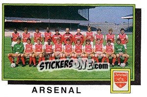 Sticker Team - UK Football 1985-1986 - Panini