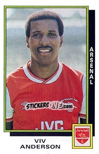 Cromo Viv Anderson - UK Football 1985-1986 - Panini