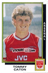Sticker Tommy Caton - UK Football 1985-1986 n. 11 - Panini