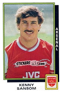 Sticker Kenny Sansom - UK Football 1985-1986 - Panini