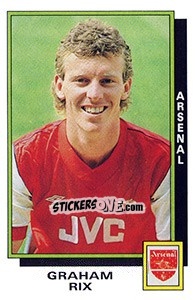 Sticker Grahm Rix - UK Football 1985-1986 n. 15 - Panini