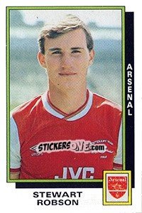 Sticker Stewart Robson - UK Football 1985-1986 n. 16 - Panini