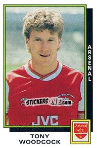 Sticker Tony Woodcock - UK Football 1985-1986 n. 21 - Panini
