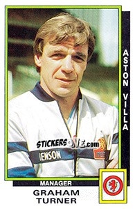 Sticker Graham Turner - UK Football 1985-1986 - Panini
