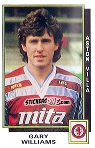 Sticker Gary Williams - UK Football 1985-1986 - Panini