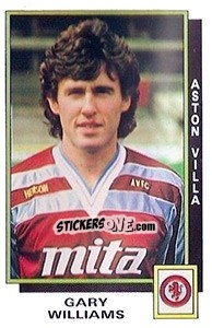 Figurina Gary Williams - UK Football 1985-1986 n. 30 - Panini