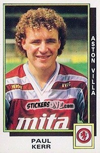 Cromo Paul Kerr - UK Football 1985-1986 n. 35 - Panini