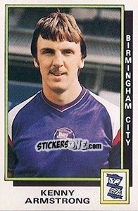 Sticker Kenny Armstrong - UK Football 1985-1986 - Panini