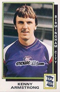 Sticker Kenny Armstrong - UK Football 1985-1986 n. 42 - Panini