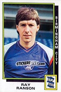 Cromo Ray Ranson - UK Football 1985-1986 - Panini
