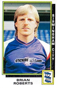 Sticker Brian Roberts - UK Football 1985-1986 - Panini