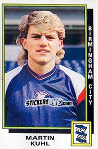 Sticker Martin Kuhl - UK Football 1985-1986 n. 50 - Panini
