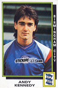 Figurina Andy Kennedy - UK Football 1985-1986 n. 53 - Panini