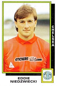 Cromo Eddie Niedzwiecki - UK Football 1985-1986 - Panini