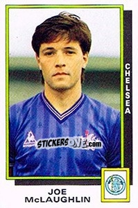 Cromo Joe McLaughlin - UK Football 1985-1986 - Panini