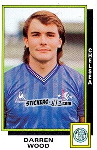Sticker Darren Wood - UK Football 1985-1986 n. 62 - Panini