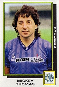 Cromo Mickey Thomas - UK Football 1985-1986 n. 66 - Panini