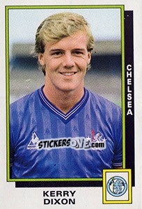 Figurina Kerry Dixon - UK Football 1985-1986 - Panini