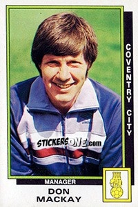 Cromo Dave Mackay - UK Football 1985-1986 - Panini