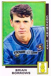 Sticker Brain Borrows - UK Football 1985-1986 - Panini