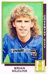 Cromo Kevin Kilcline - UK Football 1985-1986 - Panini