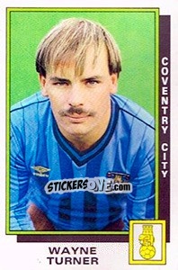 Sticker Wayne Turner - UK Football 1985-1986 n. 79 - Panini